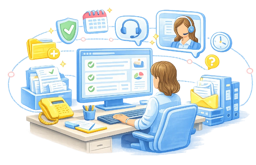 Déléguez vos tâches administratives sans perdre la maîtrise de vos opérations.