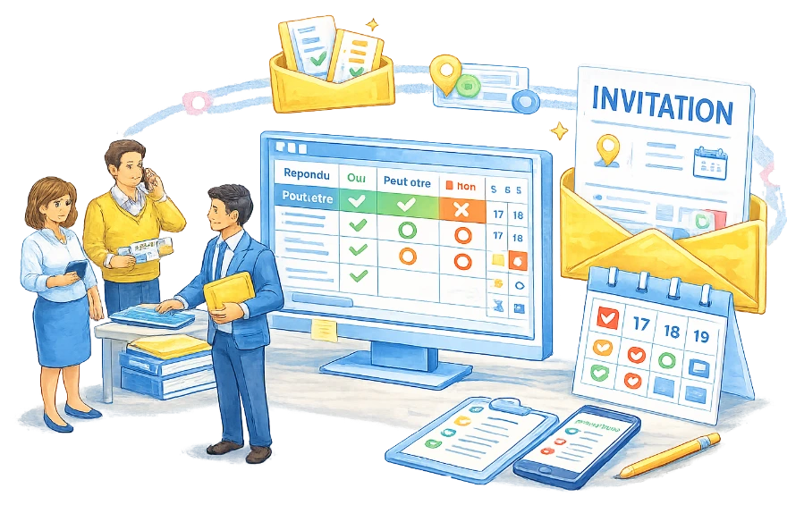 Optimisez l’organisation de vos événements et maximisez la participation de vos invités.
