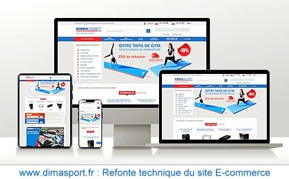 Refonte technique du site marchand Dimasport.fr