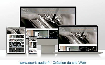 Création et refonte du site web Espri-audio.fr