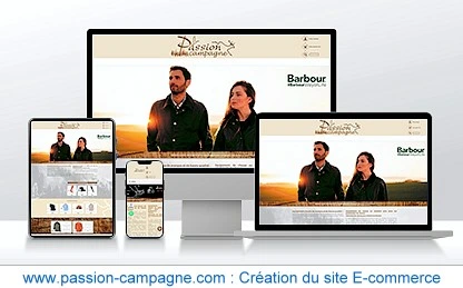 Création de la boutique en ligne Passion-campagne.com